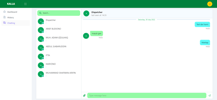 Carpool VALE Chat Interface